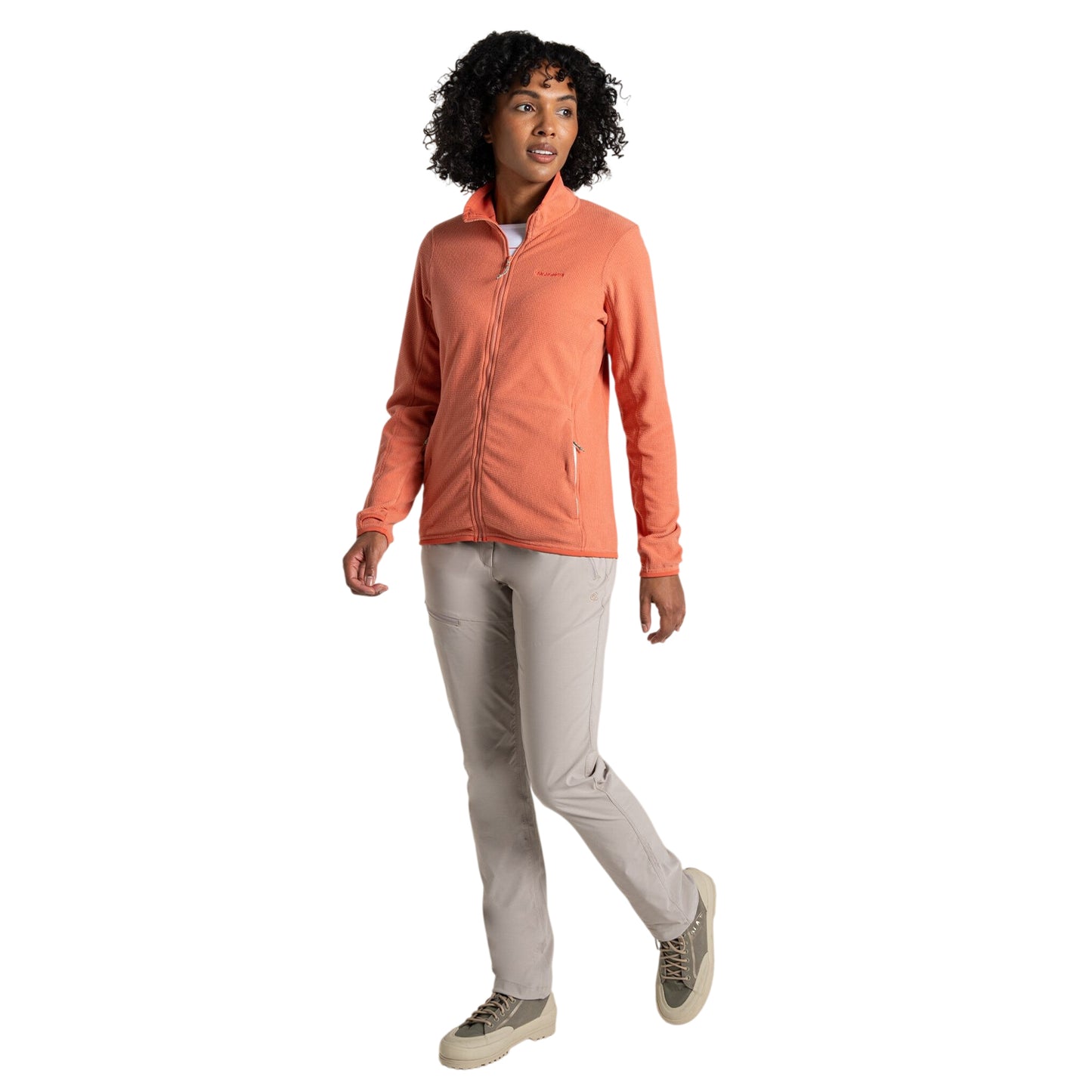 Red Sandstone - Lifestyle - Craghoppers Womens-Ladies Anya Nosilife Fleece Jacket