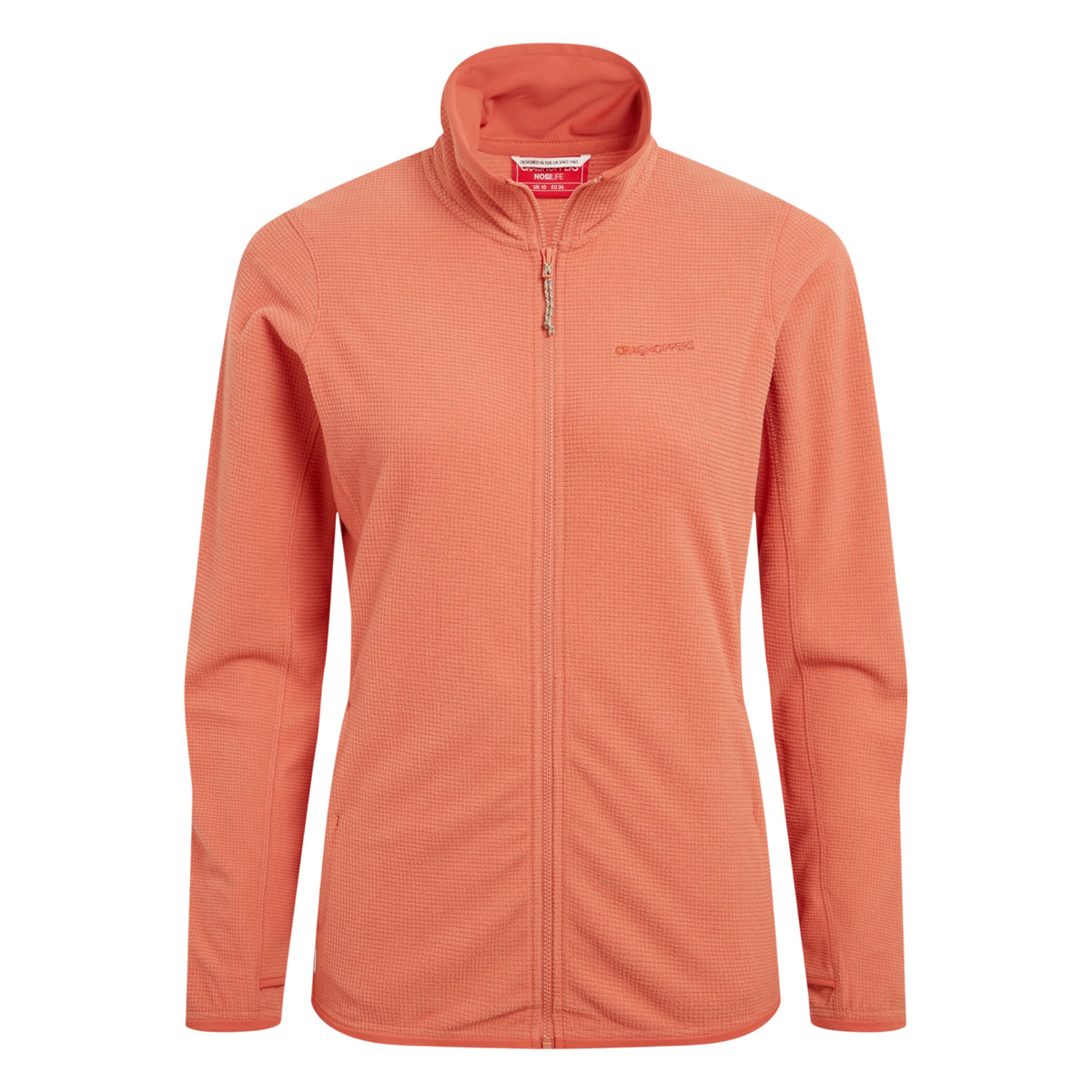 Red Sandstone - Front - Craghoppers Womens-Ladies Anya Nosilife Fleece Jacket