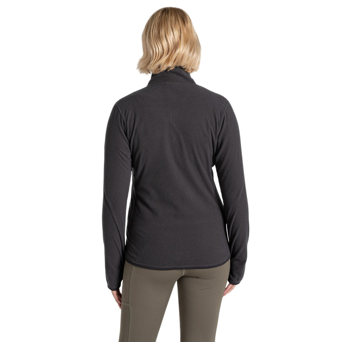 Charcoal - Back - Craghoppers Womens-Ladies Anya Nosilife Fleece Jacket