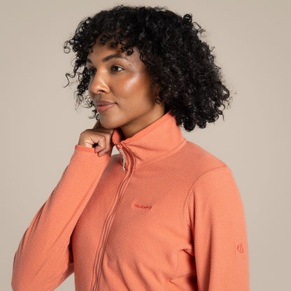 Red Sandstone - Lifestyle - Craghoppers Womens-Ladies Anya Nosilife Fleece Jacket