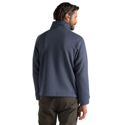 Blue Navy - Back - Craghoppers Mens Belton Half Zip Fleece Top