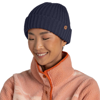 Blue Navy - Side - Craghoppers Womens-Ladies The National Trust Guelder Beanie