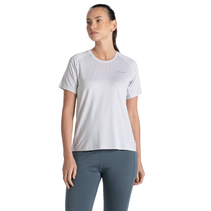Lunar Grey - Side - Craghoppers Womens-Ladies Ellie Short-Sleeved T-Shirt