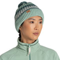 Pale Pistachio - Front - Craghoppers Womens-Ladies National Trust Gorse Stripe Beanie