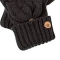 Black - Back - Craghoppers Womens-Ladies Niamh Mittens