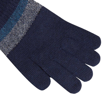 Blue Navy - Side - Craghoppers Mens Forster Winter Gloves