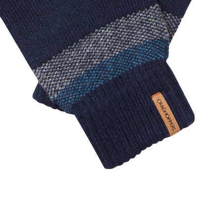 Blue Navy - Lifestyle - Craghoppers Mens Forster Winter Gloves