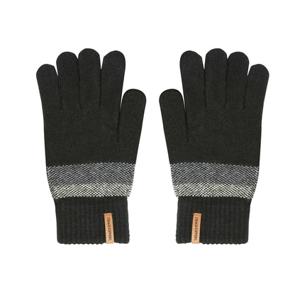 Black - Back - Craghoppers Mens Forster Winter Gloves