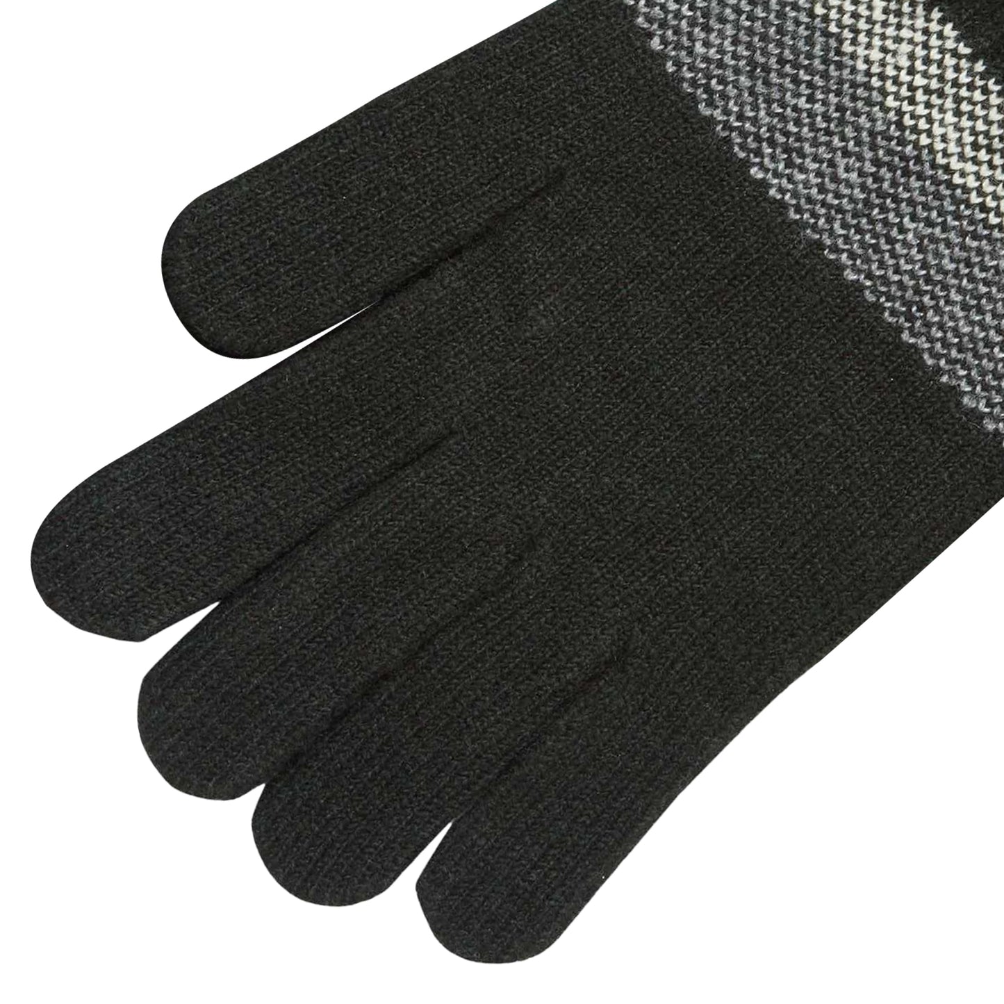 Black - Side - Craghoppers Mens Forster Winter Gloves