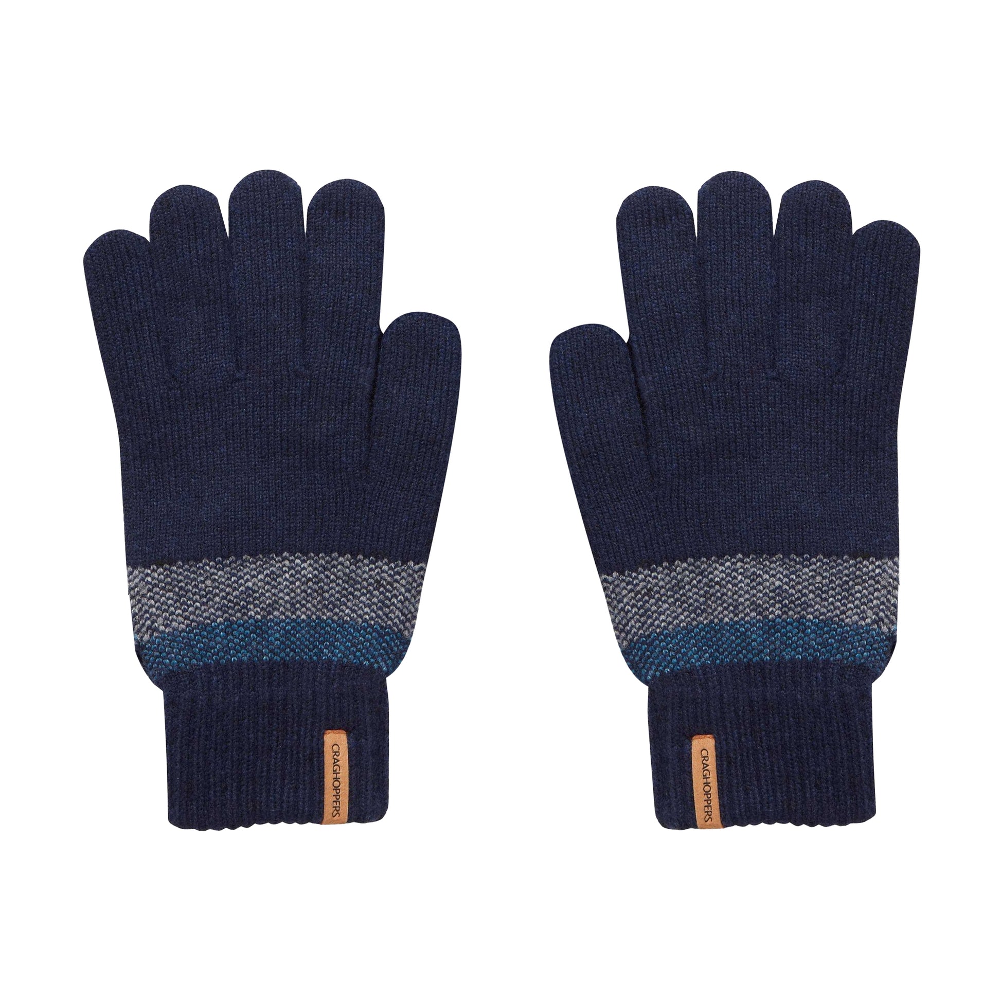 Blue Navy - Back - Craghoppers Mens Forster Winter Gloves