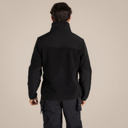 Black - Back - Craghoppers Mens Morley Fleece Jacket