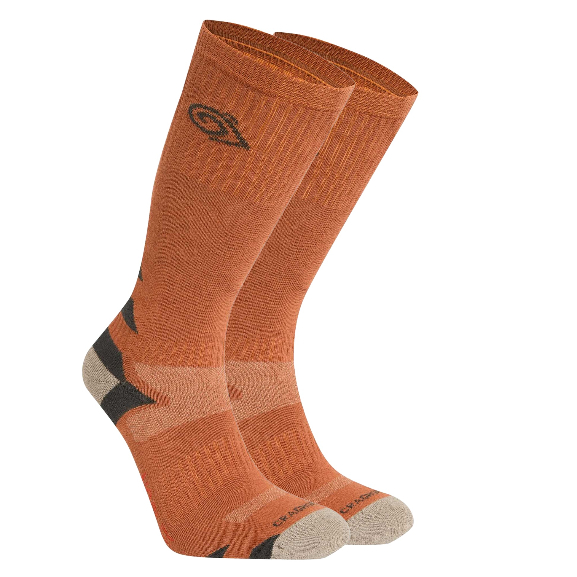 Red Beach-Black Pepper - Back - Craghoppers Unisex Adult Adventure Insect Repellent Boot Socks