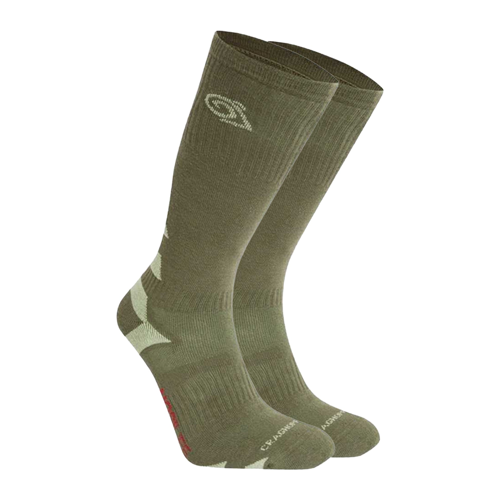 Wild Olive-Bud Green - Back - Craghoppers Unisex Adult Adventure Insect Repellent Boot Socks