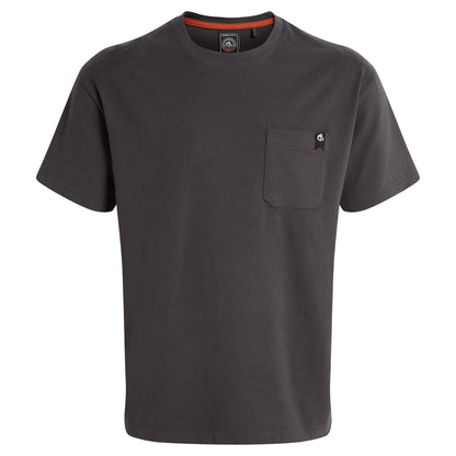 Carbon Grey - Front - Craghoppers Mens Wakefield Workwear Pocket T-Shirt