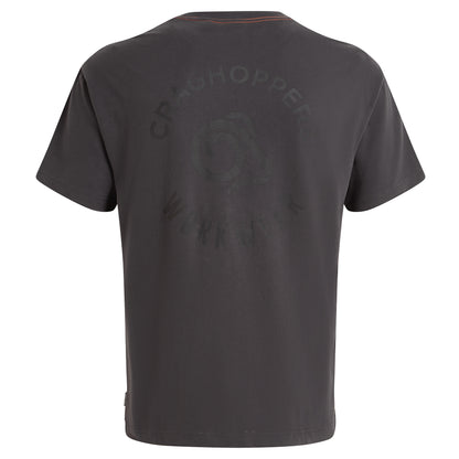 Carbon Grey - Back - Craghoppers Mens Wakefield Workwear Pocket T-Shirt