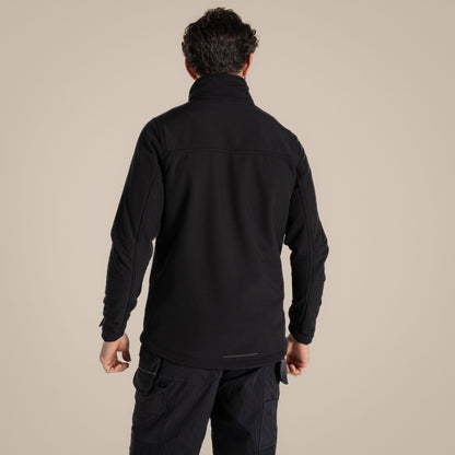 Black - Back - Craghoppers Mens Whitby Soft Shell Jacket