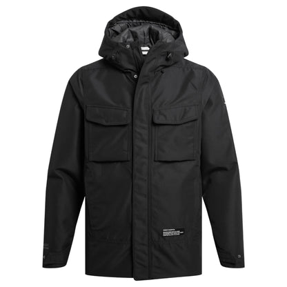Black - Front - Craghoppers Mens Arche CO2 Renu Technology Waterproof Jacket