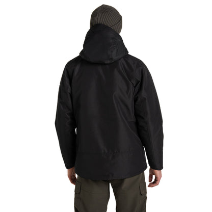 Black - Back - Craghoppers Mens Arche CO2 Renu Technology Waterproof Jacket