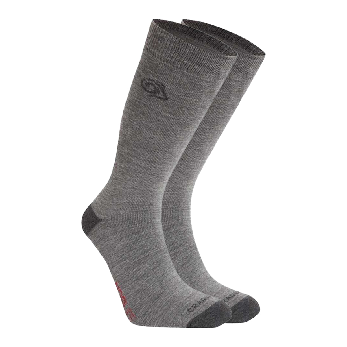 Coast Grey - Back - Craghoppers Unisex Adult Wool Blend Insect Repellent Boot Socks