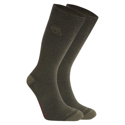 Woodland Green - Back - Craghoppers Unisex Adult Wool Blend Insect Repellent Boot Socks
