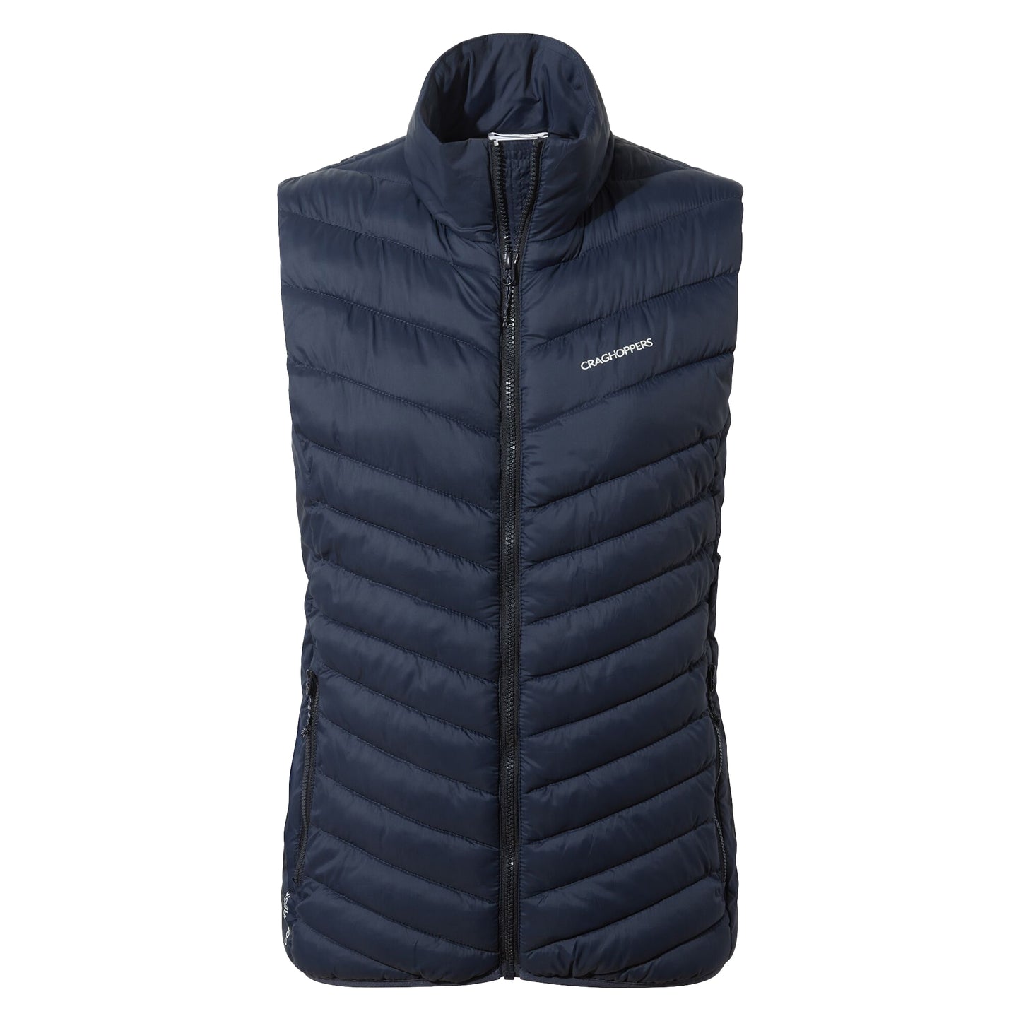 Blue Navy - Front - Craghoppers Womens-Ladies Compresslite VII Gilet