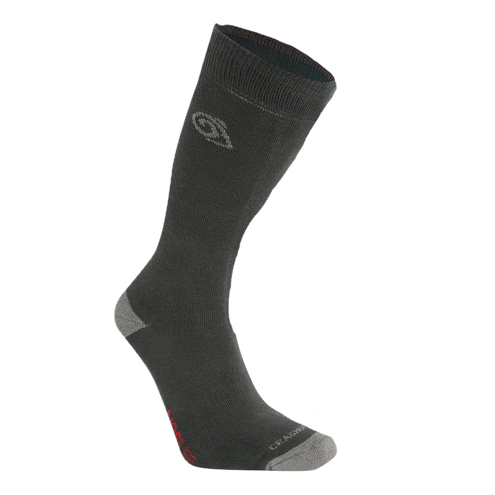 Black Pepper-Mid Grey - Back - Craghoppers Unisex Adult Insect Repellent Socks (Pack of 2)