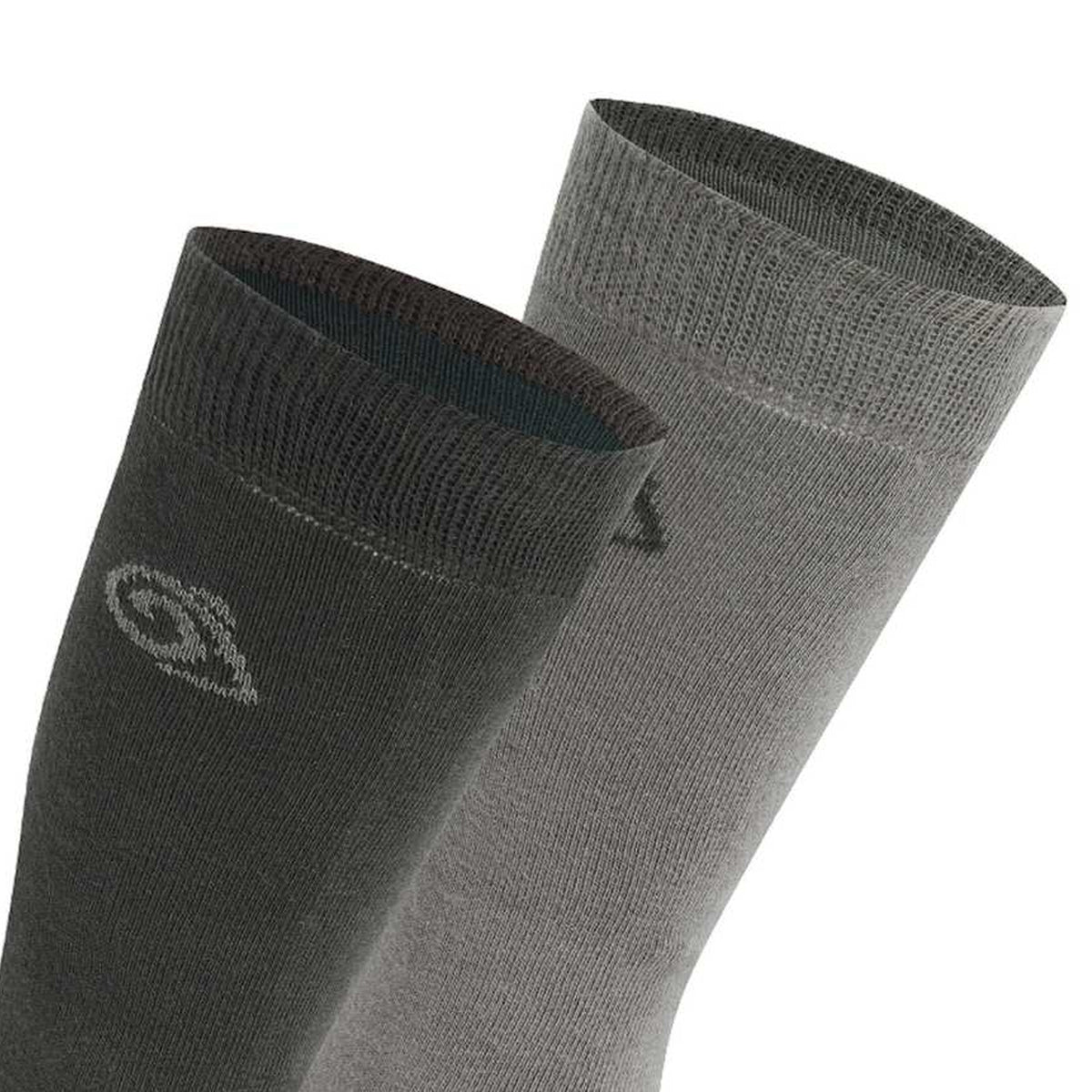 Black Pepper-Mid Grey - Back - Craghoppers Unisex Adult Insect Repellent Socks (Pack Of 2)