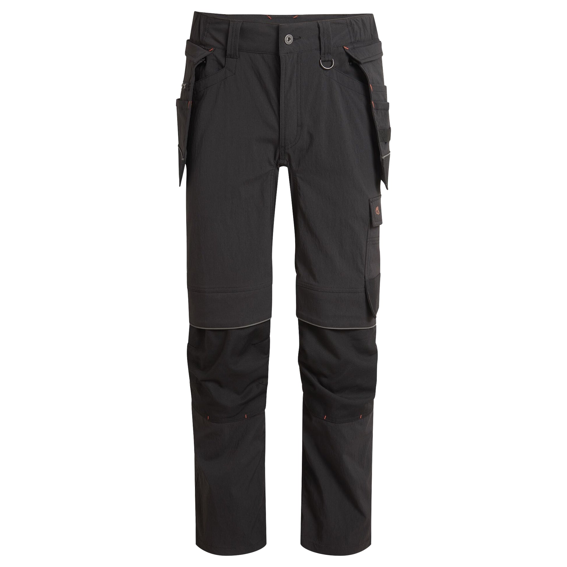 Black - Front - Craghoppers Mens Sheffield Holster Stretch Work Trousers