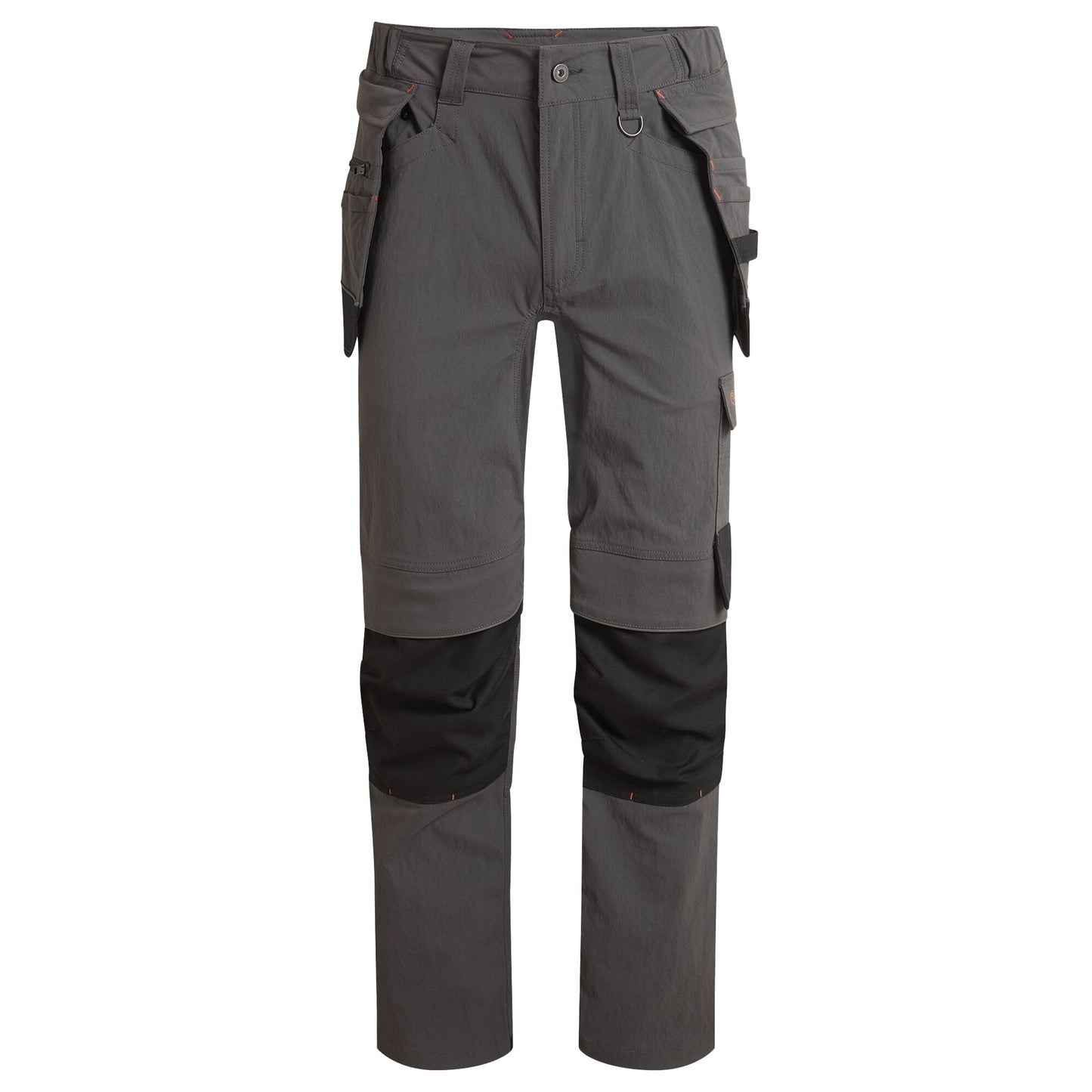 Carbon Grey-Black - Front - Craghoppers Mens Sheffield Holster Stretch Work Trousers
