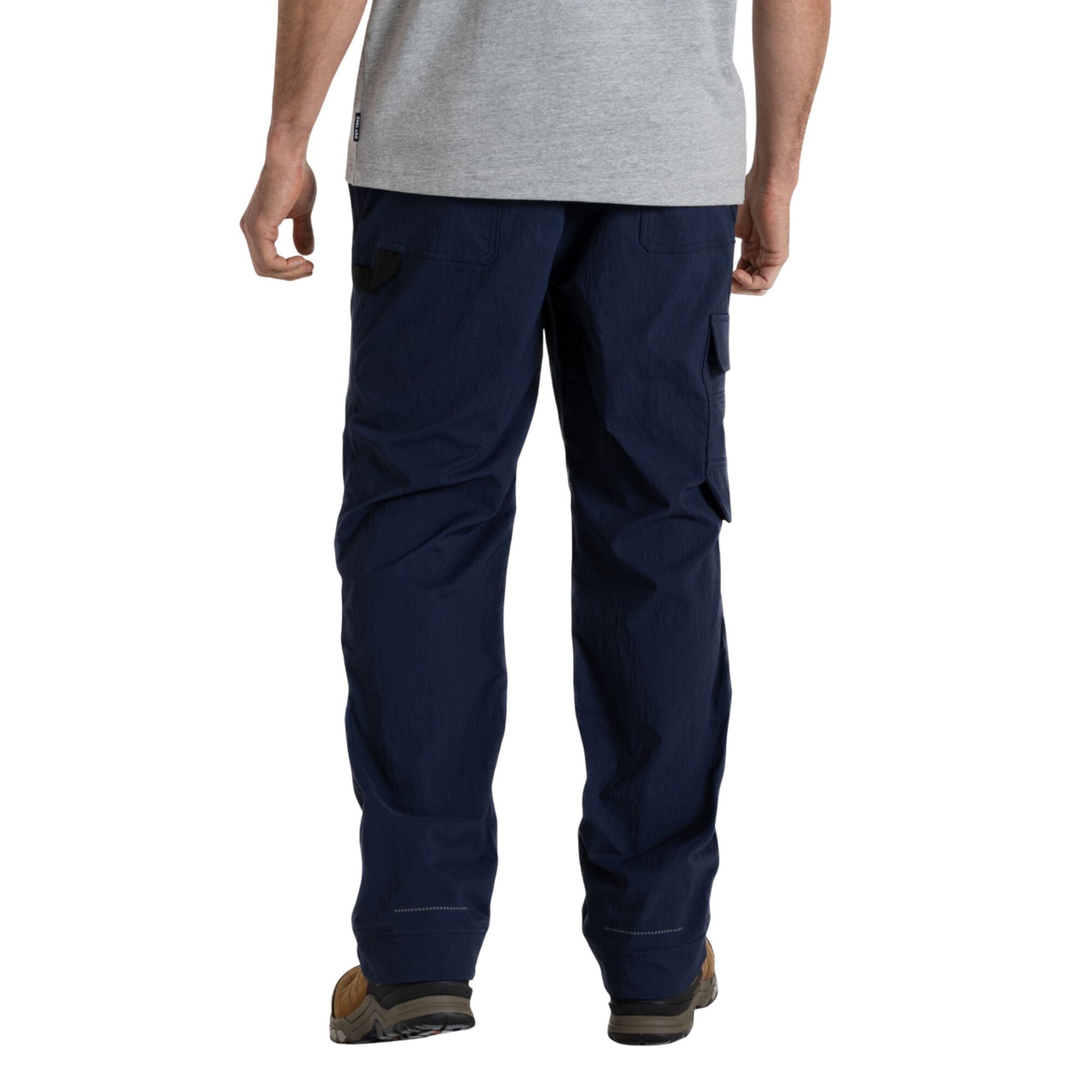 Dark Navy - Back - Craghoppers Mens Bedale Stretch Cargo Trousers