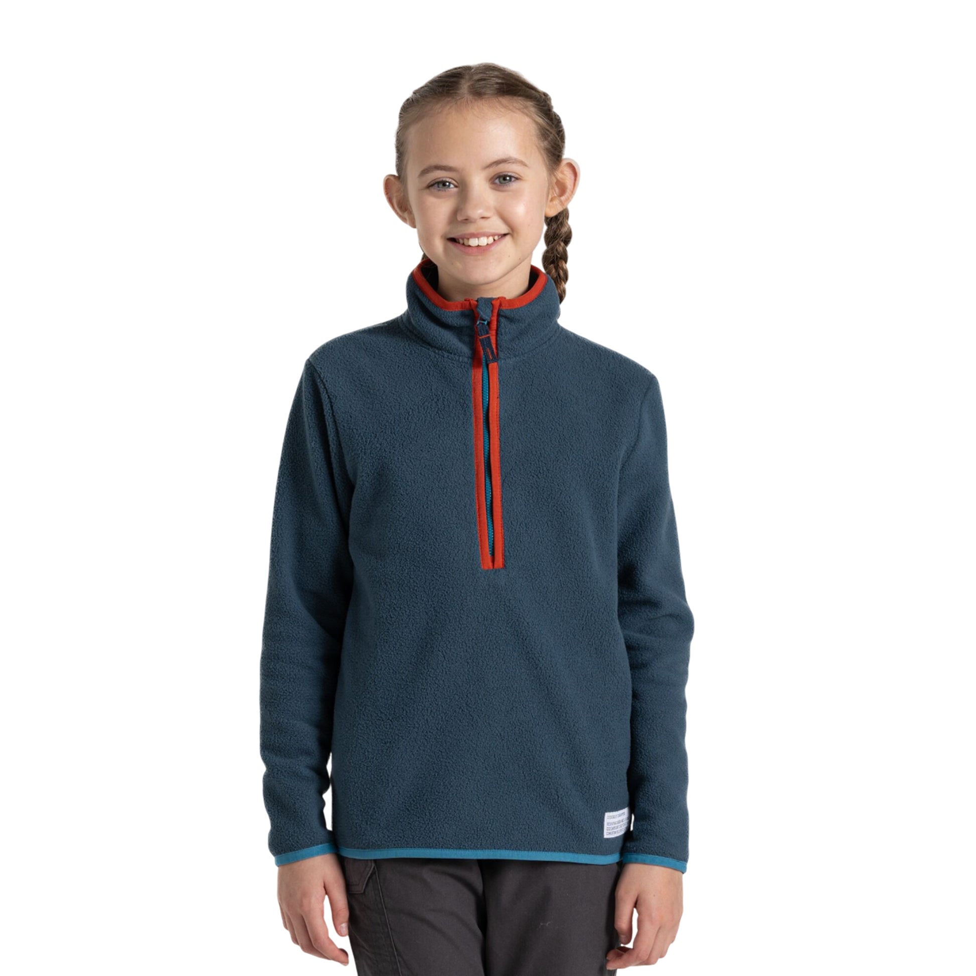 Blue Stone - Side - Craghoppers Childrens-Kids CO2 Renu Technology Jacket