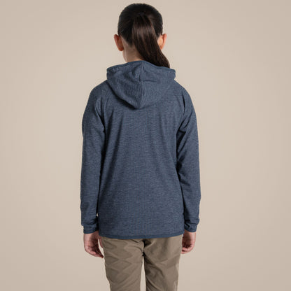 Blue Navy - Back - Craghoppers Childrens-Kids Frey Nosilife Hooded Jacket