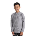 Soft Grey Marl - Front - Craghoppers Childrens-Kids Frey Nosilife Hooded Jacket