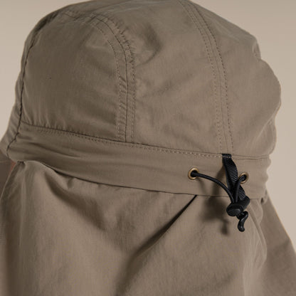Pebble - Close up - Craghoppers Mens NosiLife III Logo Desert Hat