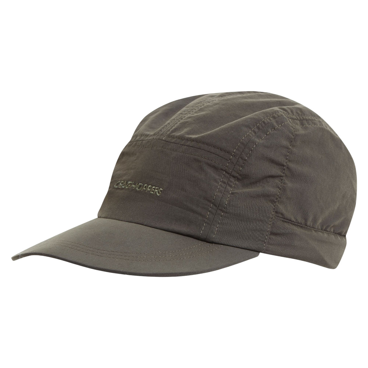 Woodland Green - Front - Craghoppers Mens NosiLife III Logo Desert Hat