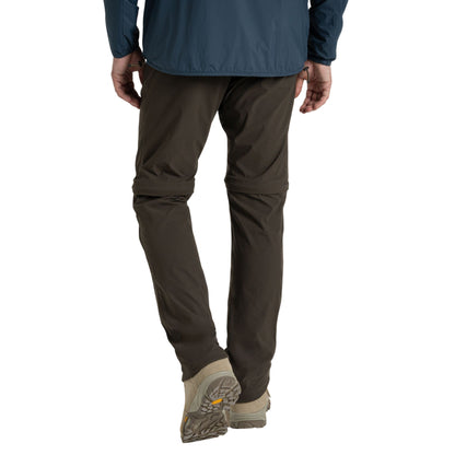 Woodland Green - Back - Craghoppers Mens NosiLife Pro III Convertible Trousers