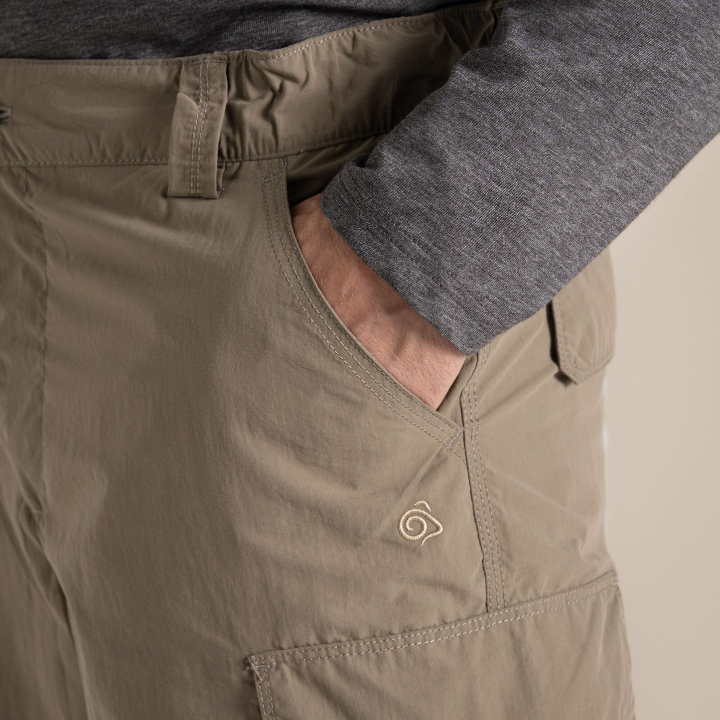 Pebble - Lifestyle - Craghoppers Mens III Nosilife Cargo Shorts