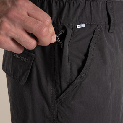 Black Pepper - Pack Shot - Craghoppers Mens III Nosilife Cargo Shorts
