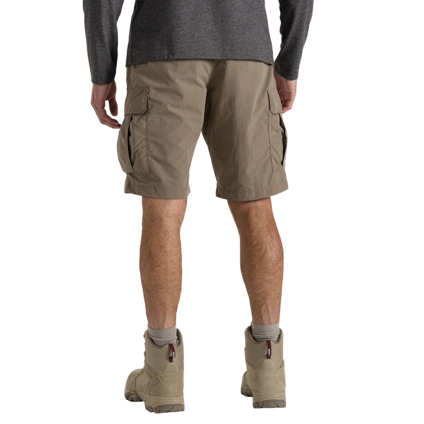 Pebble - Back - Craghoppers Mens III Nosilife Cargo Shorts
