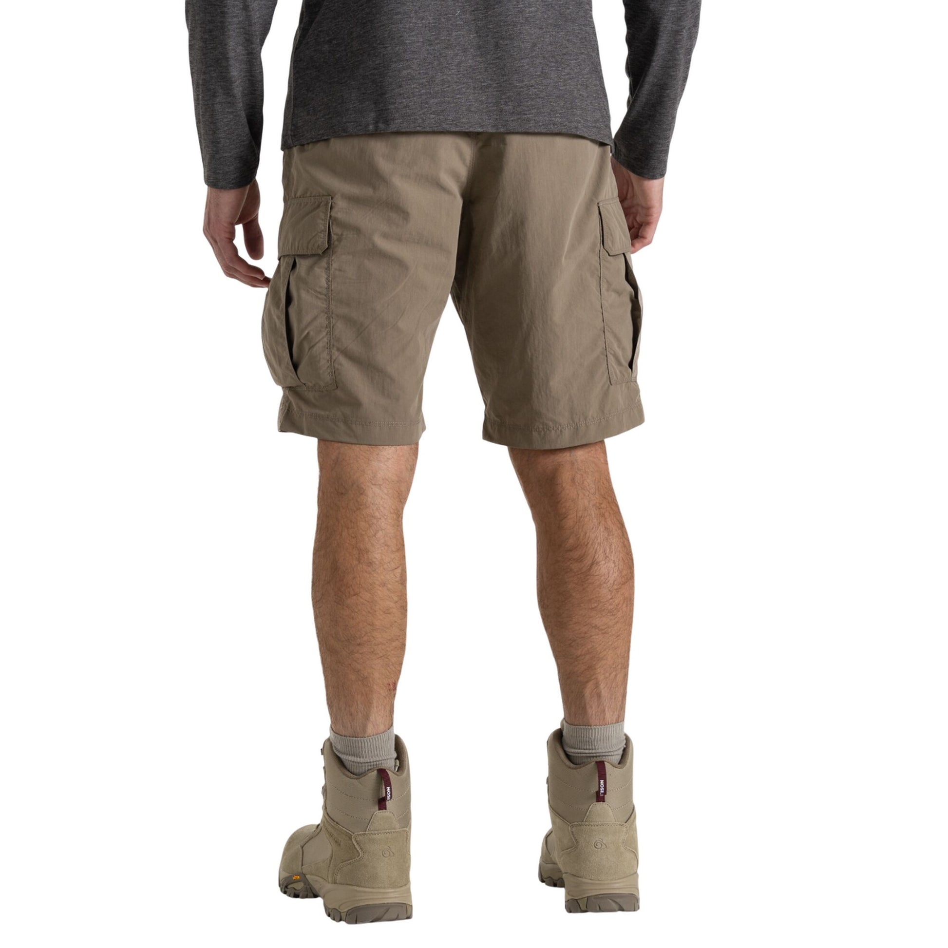 Pebble - Back - Craghoppers Mens III Nosilife Cargo Shorts