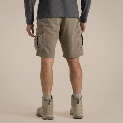 Pebble - Back - Craghoppers Mens III Nosilife Cargo Shorts