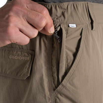 Pebble - Pack Shot - Craghoppers Mens III Nosilife Cargo Shorts