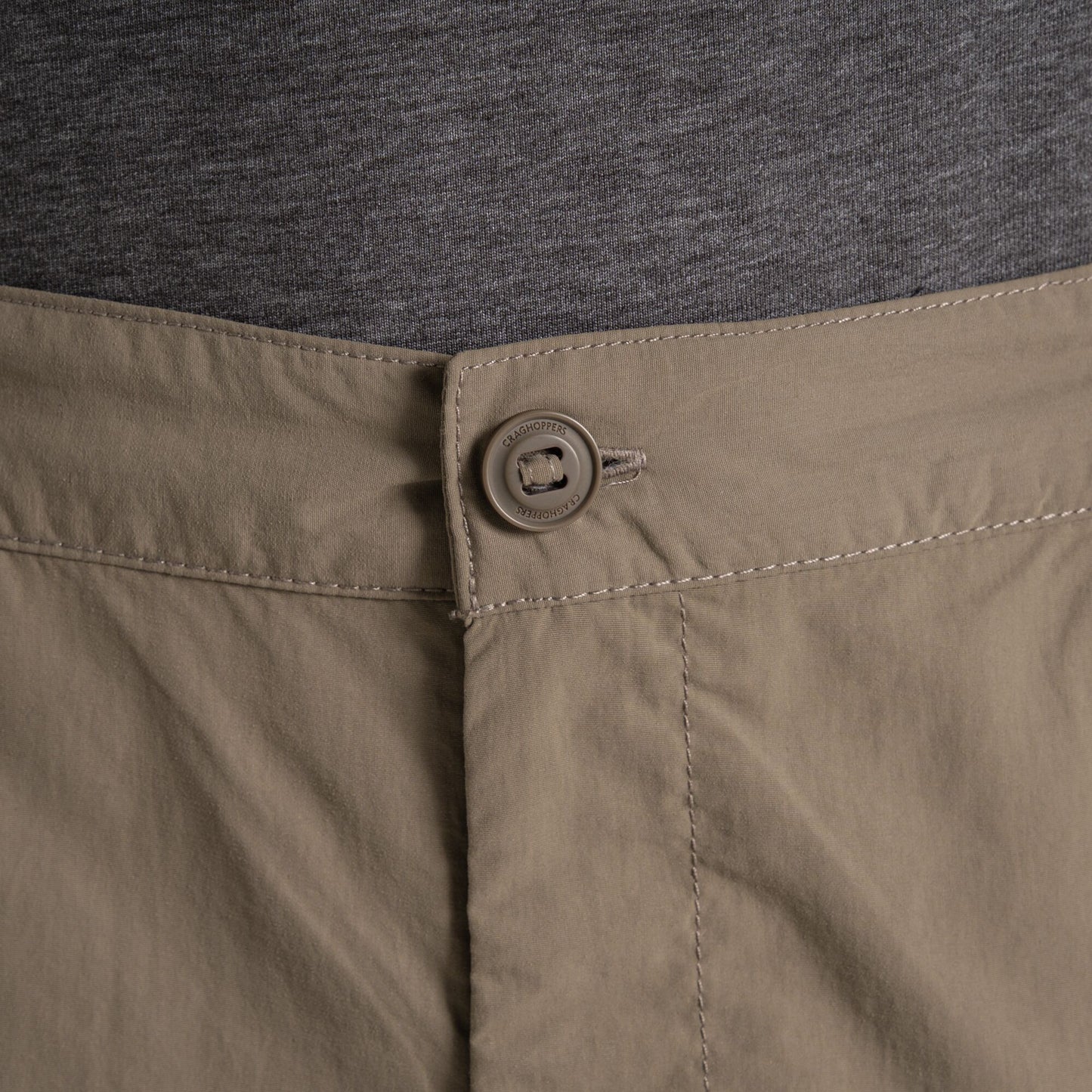 Pebble - Side - Craghoppers Mens III Nosilife Cargo Shorts