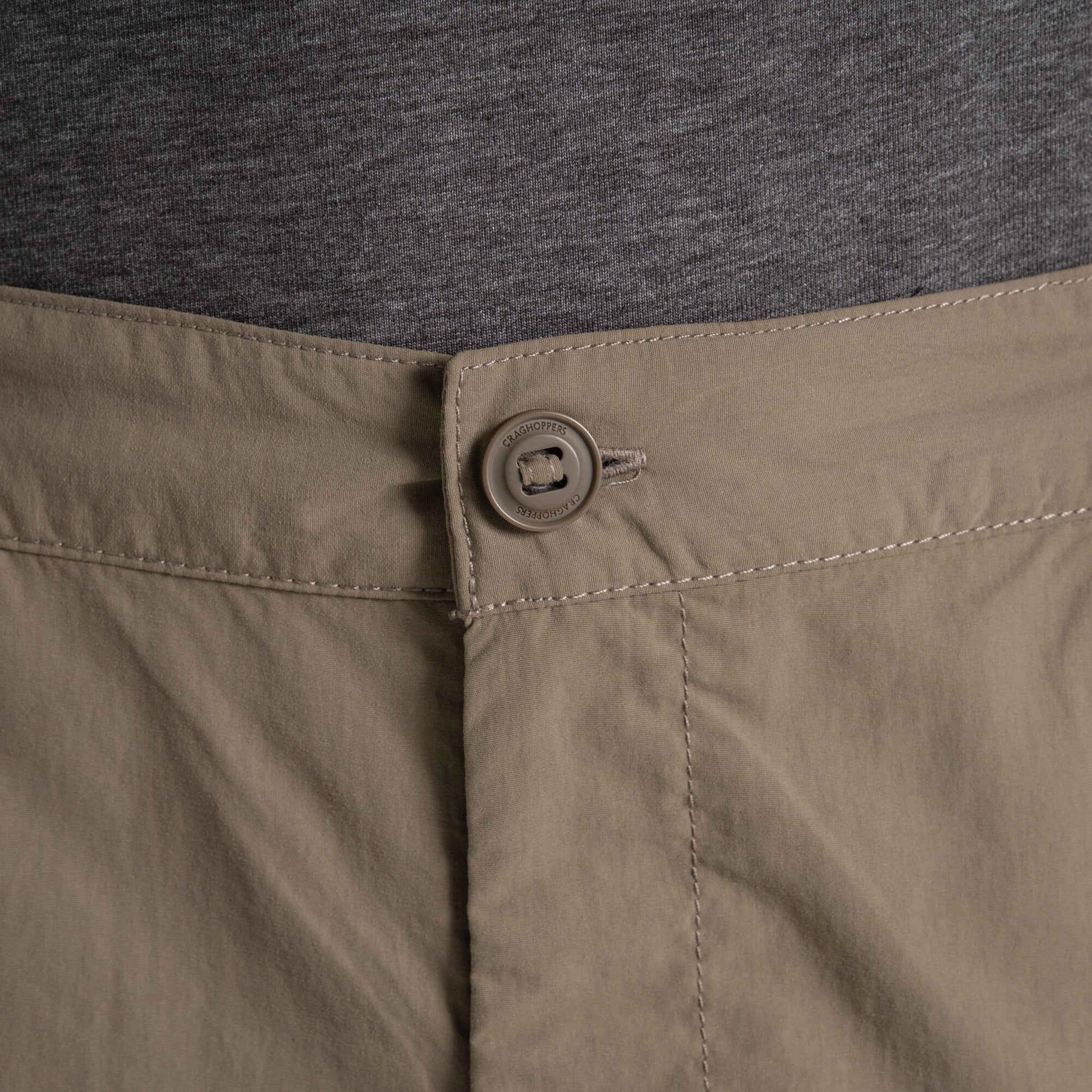 Pebble - Side - Craghoppers Mens III Nosilife Cargo Shorts