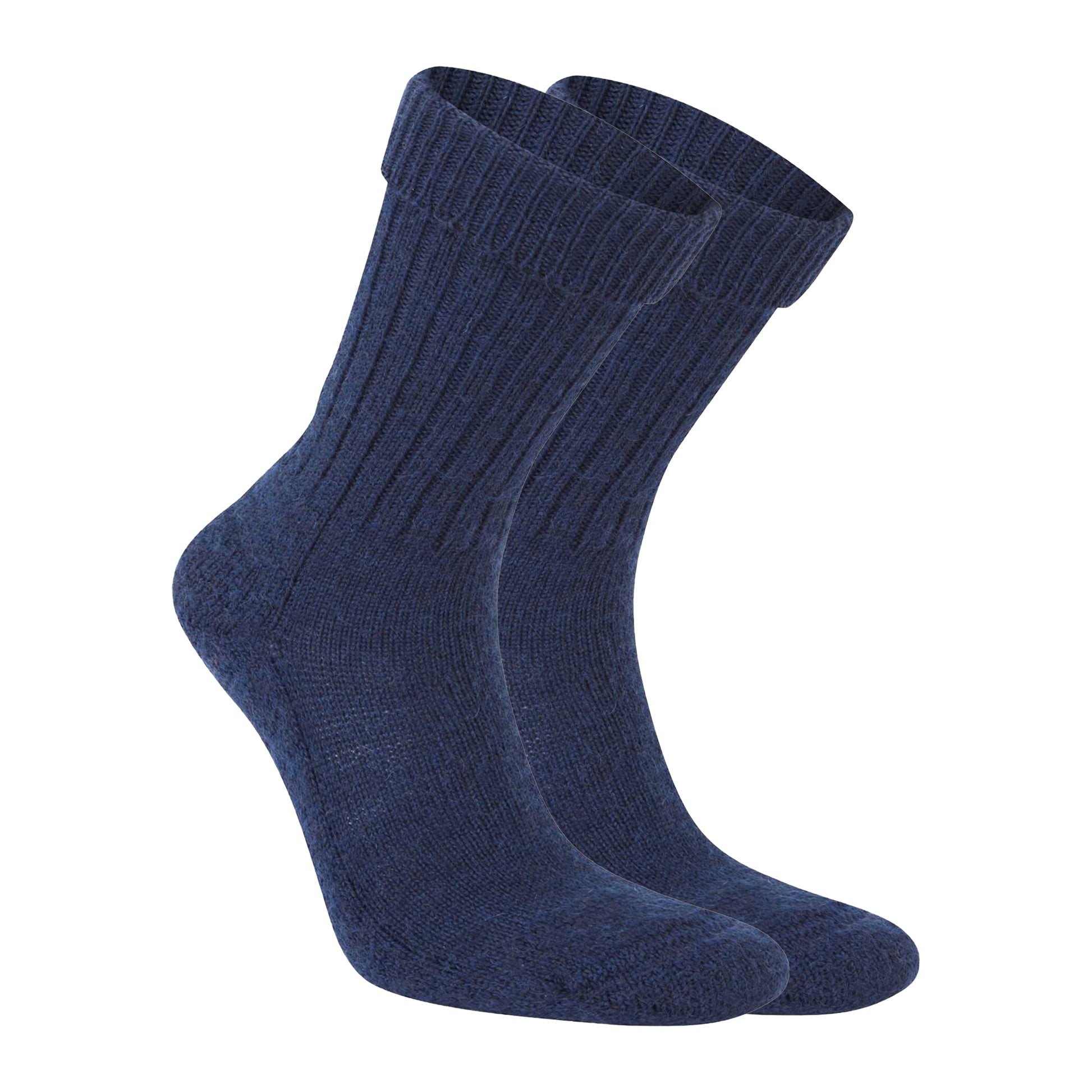 Navy Marl - Back - Craghoppers Unisex Adult Hiker Wool Boot Socks