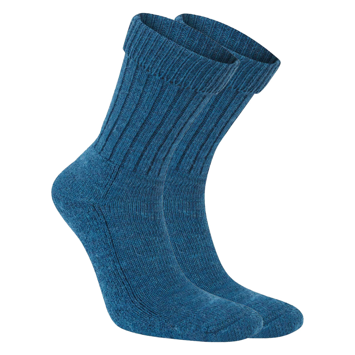 Poseidon Blue Marl - Back - Craghoppers Unisex Adult Hiker Wool Boot Socks
