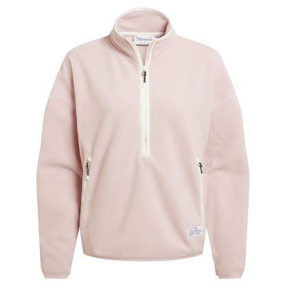 Dusky Carnation - Front - Craghoppers Womens-Ladies CO2 Renu Technology Half Zip Fleece Top