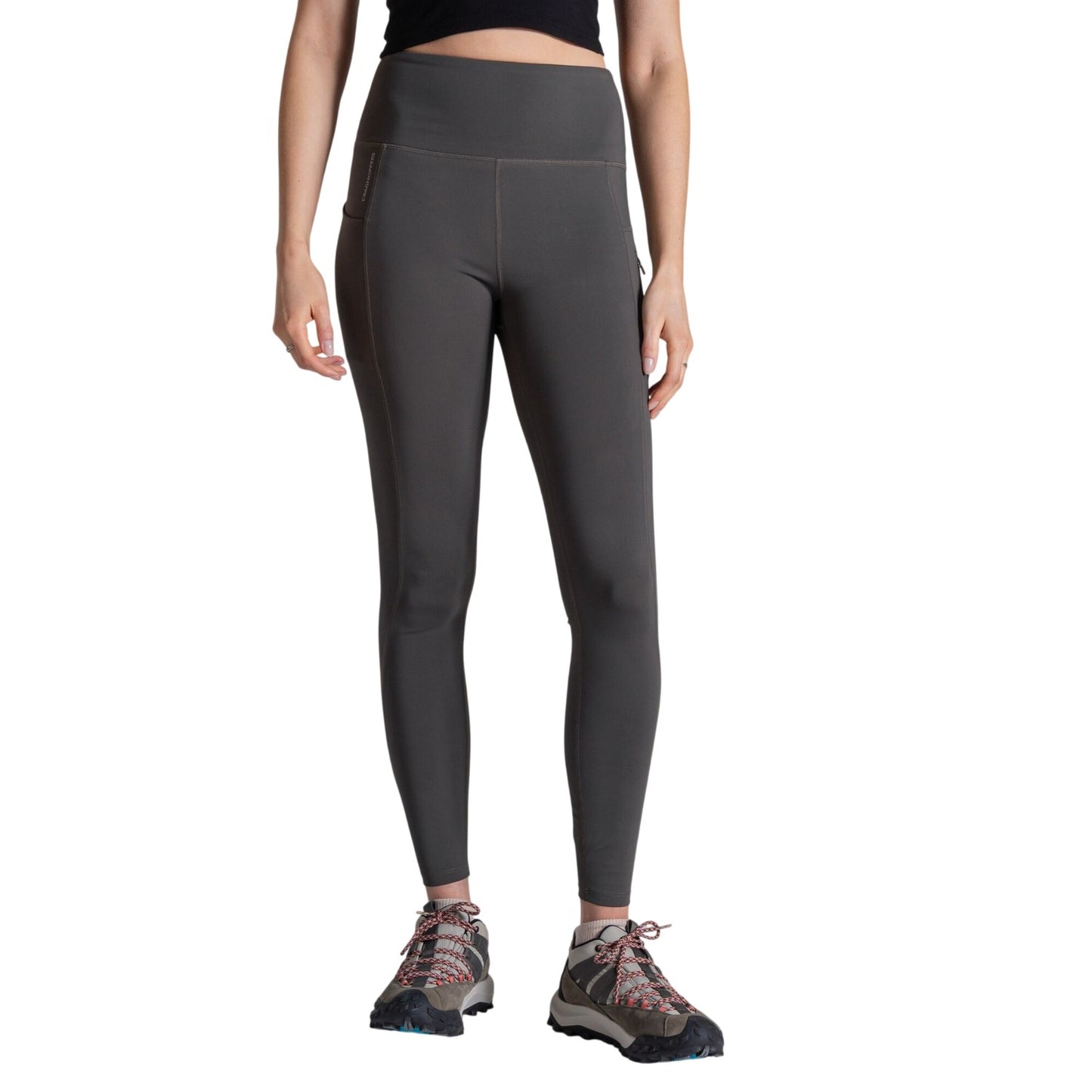 Nori Green - Side - Craghoppers Womens-Ladies Kiwi Pro Plain Leggings