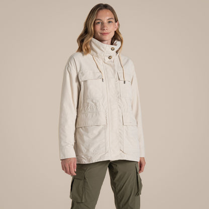 Stone - Close up - Craghoppers Womens-Ladies Adventure II Nosilife Jacket