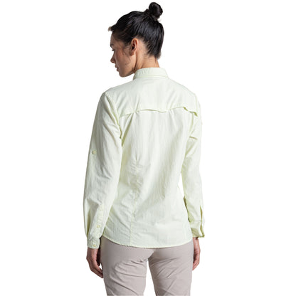 Pear Drop - Back - Craghoppers Womens-Ladies Adventure III Nosilife Long-Sleeved Shirt